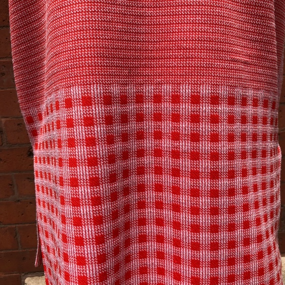 Vintage Red and White Sweater Vest - Picture 3 of 6